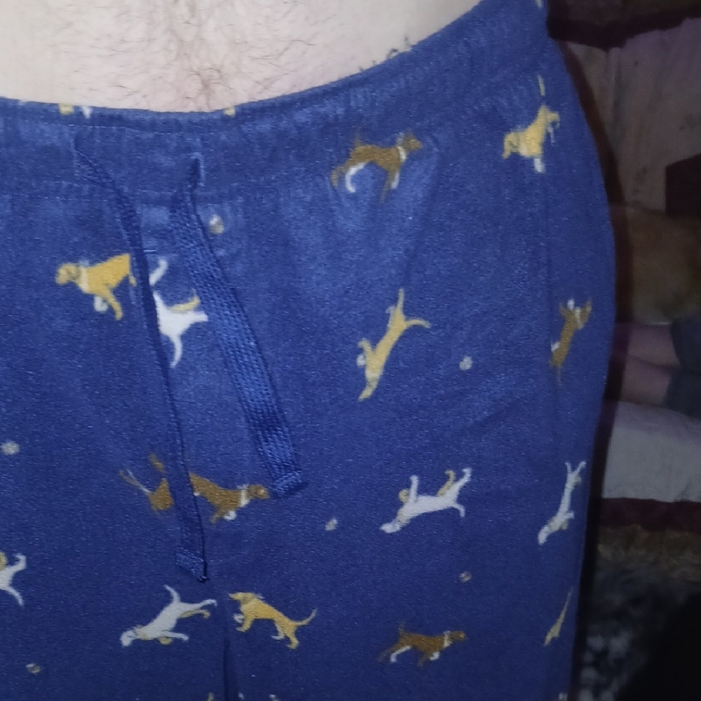 Sonoma Navy Joggers with Dog Pattern